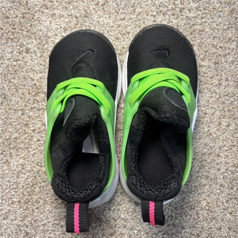 Nike Little Presto TD Green Strike Baby Toddler Shoes Boys Size 7C - Picture 8 of 9
